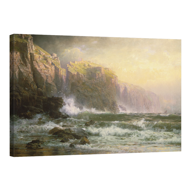 Буря над скалист бряг